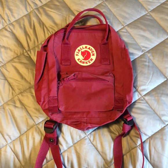 Fjallraven Handbags - Kånken Mini Red Backpack Fjallraven
